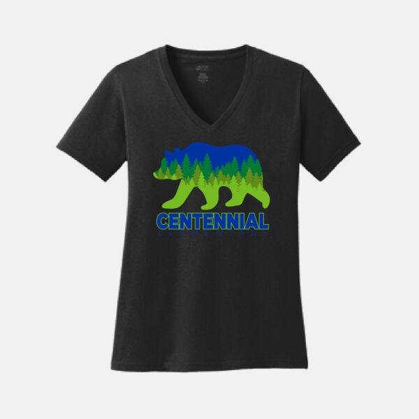 Centennial Elementary Ladies V-Neck Tee - Image 2