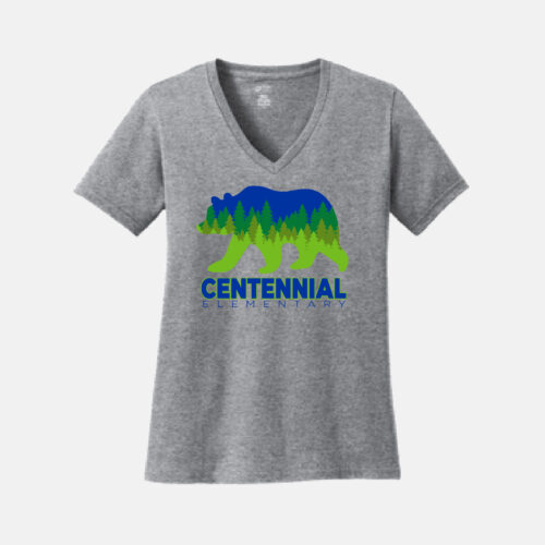 Centennial Elementary Ladies V-Neck Tee