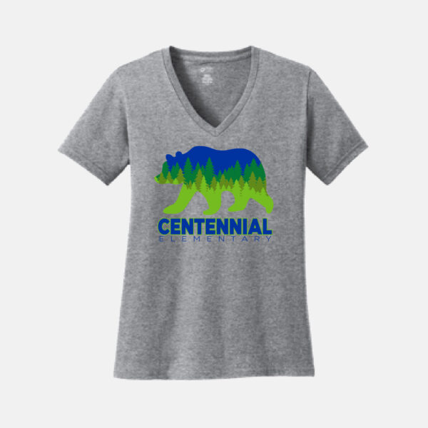 Centennial Elementary Ladies V-Neck Tee