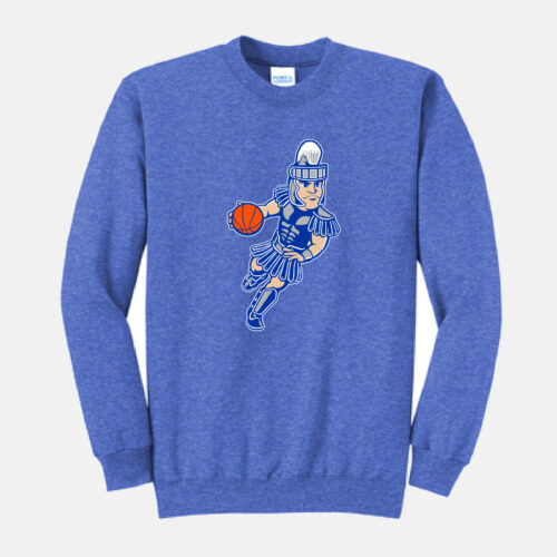 Longmont Crewneck Sweatshirt | Port & Company | Royal Heather