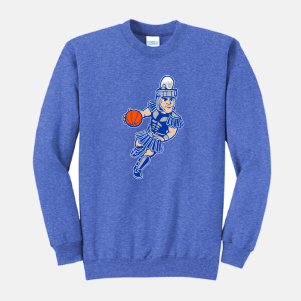 Longmont Crewneck Sweatshirt | Port & Company | Royal Heather