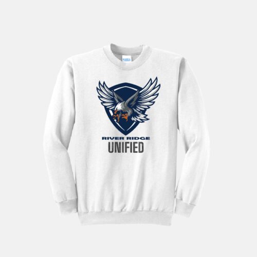 River Ridge UNIFIED Crewneck | View: Front | Color: White