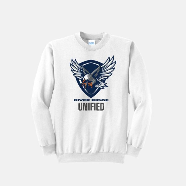 River Ridge UNIFIED Crewneck | View: Front | Color: White