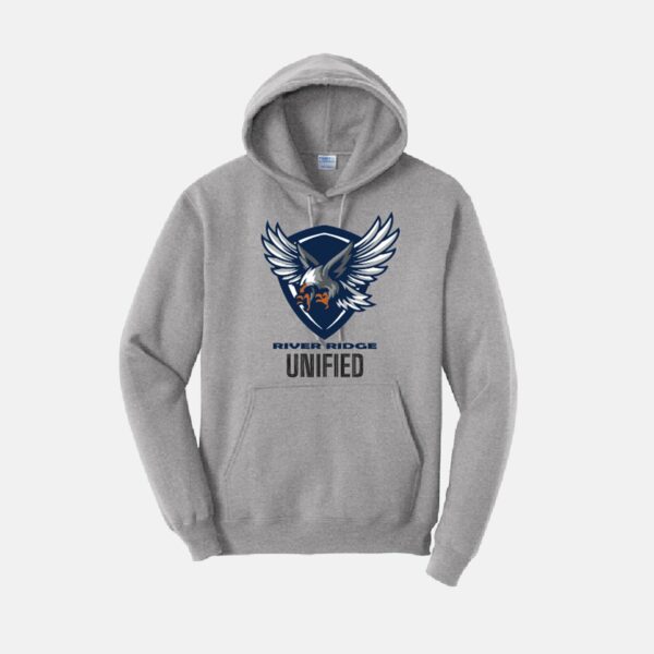 River Ridge UNIFIED Hoodie | View: Front | Color: Heather Gray