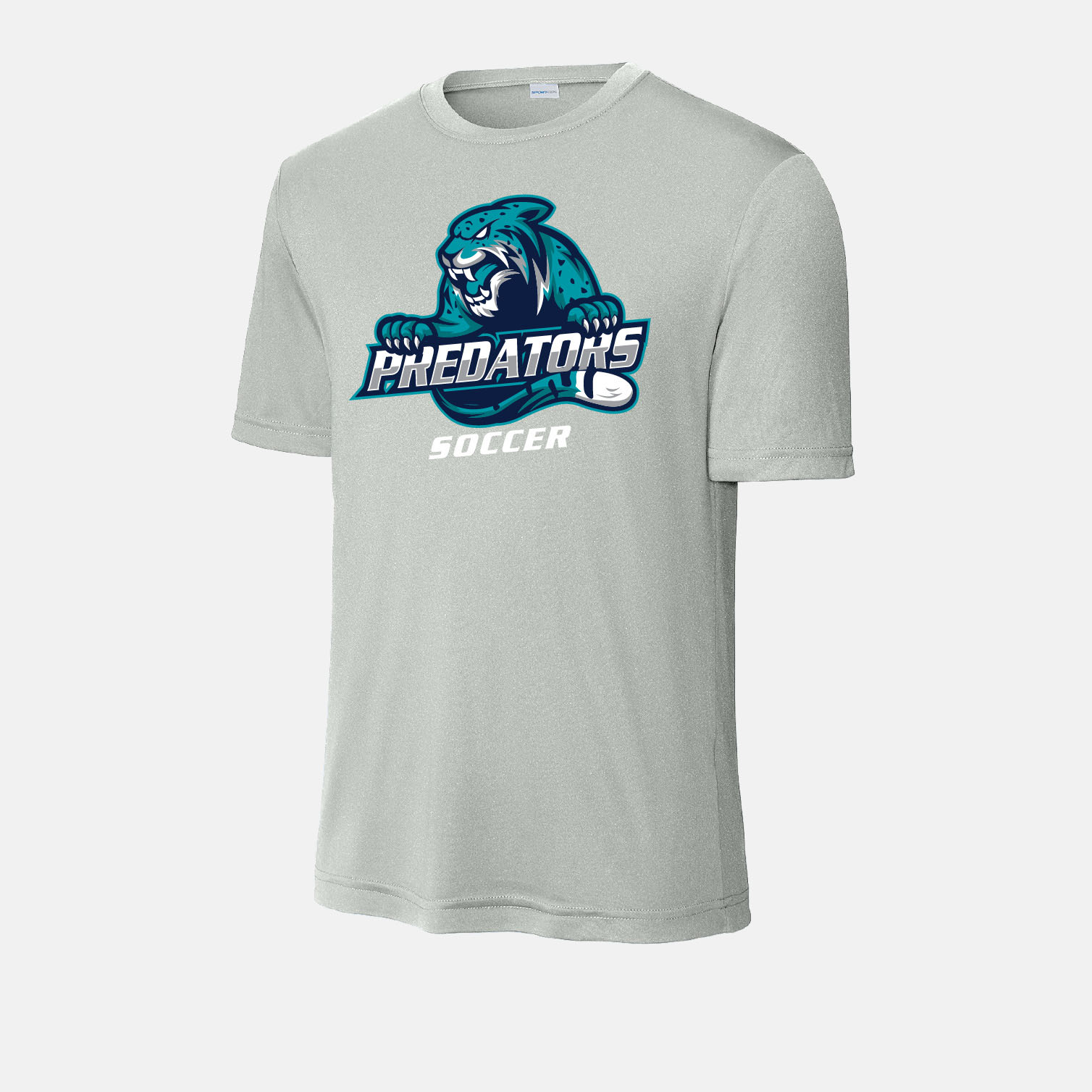 Predators Soccer Dri-Fit Shirt | View: Front | Color: Silver