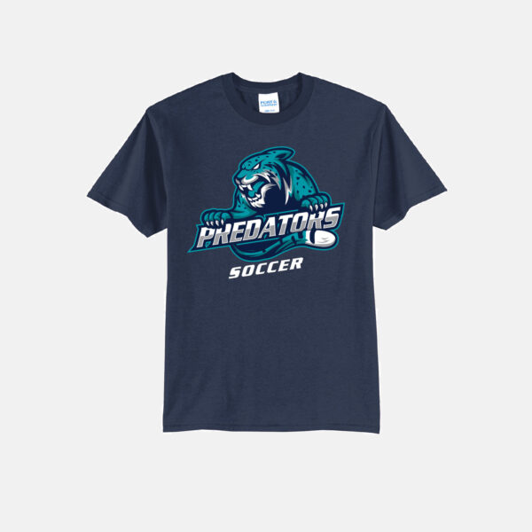 Predators Soccer Shirt | View: Front | Color: Navy