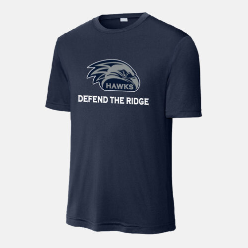 River Ridge High School Football Dri-Fit Shirt | View: Front | Color: Navy