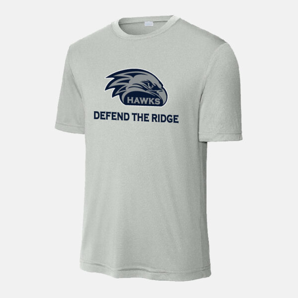 River Ridge High School Football Dri-Fit Shirt | View: Front | Color: Silver