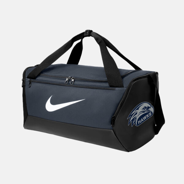 River Ridge High School Football Nike Duffel Bag | View: Front | Color: Navy