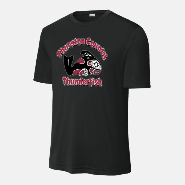 Thurston County Thunderfish Dri-Fit Shirt | View: Front | Color: Black