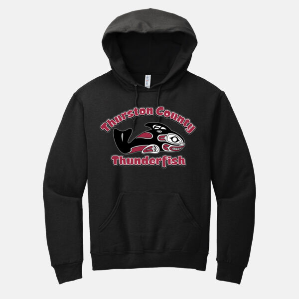Thurston County Thunderfish Hoodie | View: Front | Color: Black