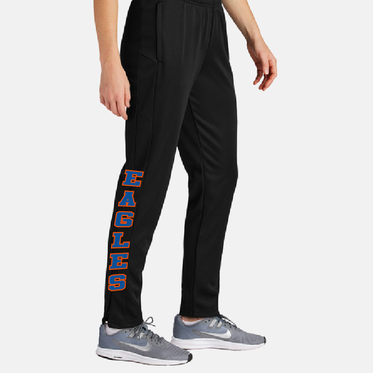 Graham Kapowsin High School Cheer Travel Pants | View: Side | Color: Black