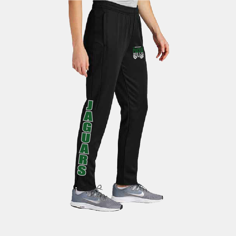 Emerald Ridge High School Cheer Women's Sweatpants | View: Side | Color: Black