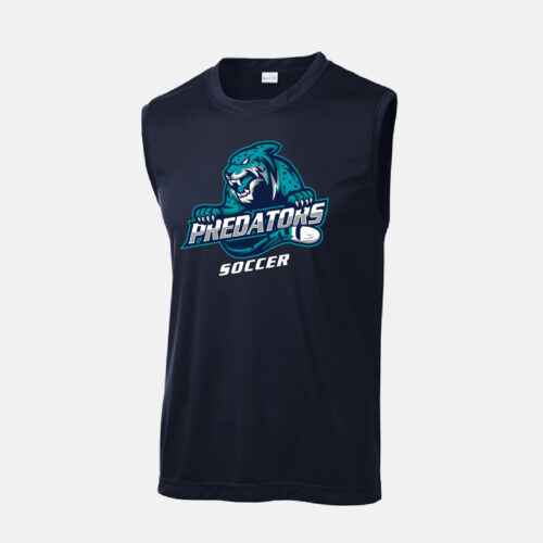 Predators Soccer Tank Top | View: Front | Color: Navy