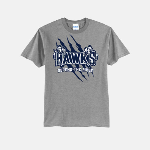 River Ridge Defend The Ridge w/Claws Shirt | View: Front | Color: Heather Gray