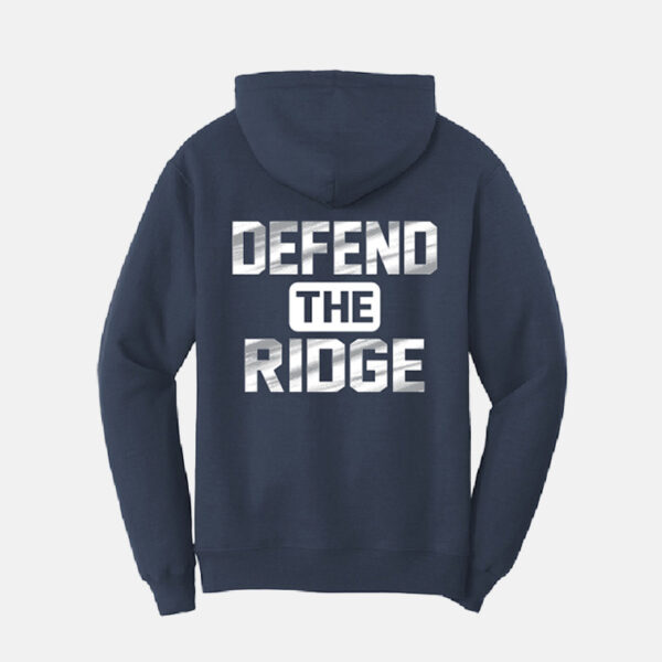 River Ridge Defend The Ridge Hoodie | View: Back | Color: Navy