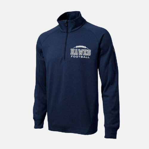 TCYFL Hawks Coach Dri-Fit 1/4 Zip Jacket | View: Front | Color: Navy