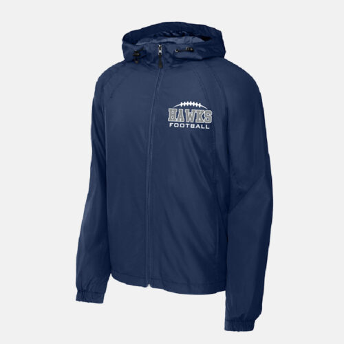TCYFL Hawks Coach Full Zip Jacket | View: Front | Color: Navy