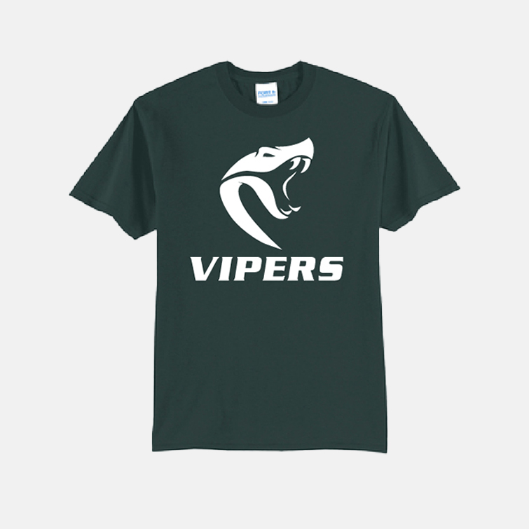 Vipers Soccer Shirt | View: Front | Color: Forest Green