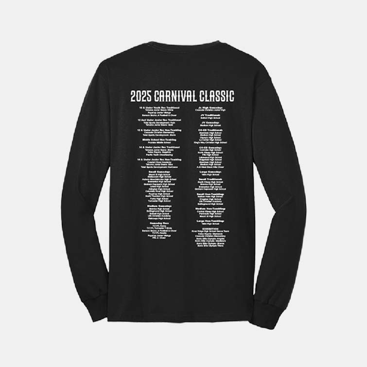 Carnival Classic 2025 Long Sleeve Shirt | View: Rear | Color: Black