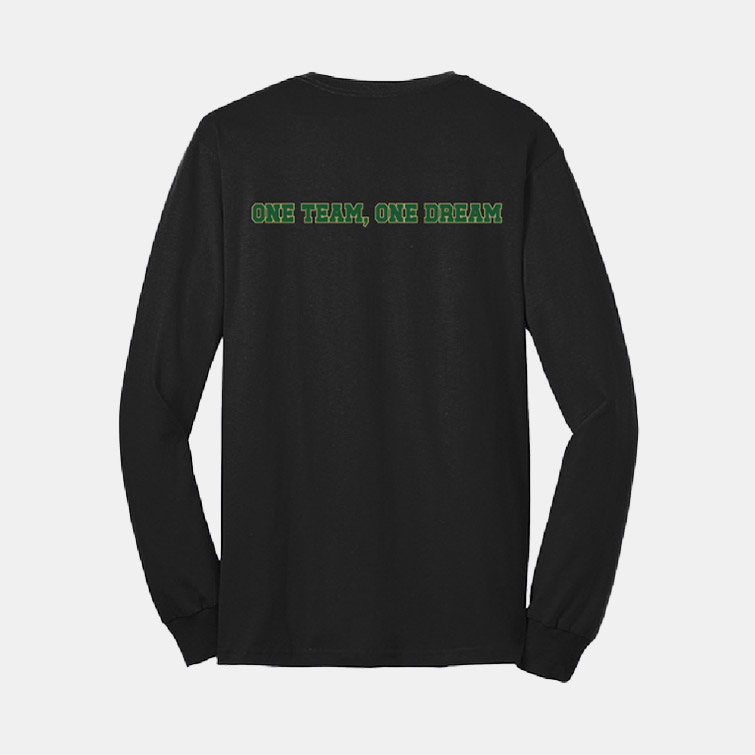 Timberline Unified Sports Long Sleeve Shirt | View: Back | Color: Black