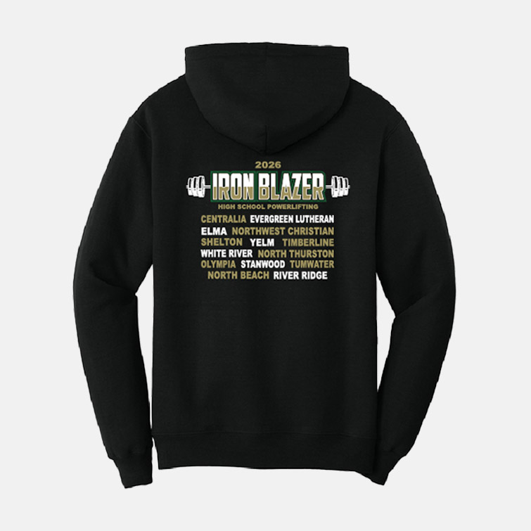 Iron Blazer Invite 2026 Hoodie | View: Back | Color: Black