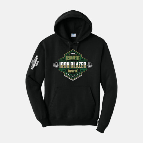 Iron Blazer Invite 2026 Hoodie | View: Front | Color: Black