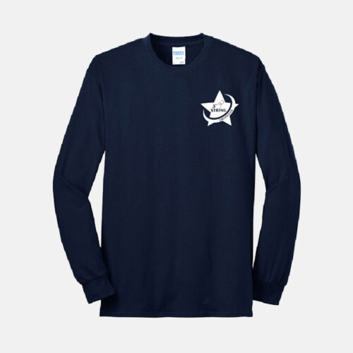 3rd String Volunteer Long Sleeve Shirt | View: Front | Color: Navy