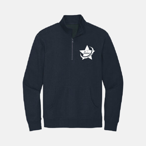 3rd String Volunteer 1/4 Zip Sweatshirt | View: Front | Color: Navy