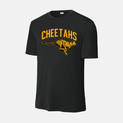 Cheetahs Soccer Dri-Fit Shirt | View: Front | Color: Black