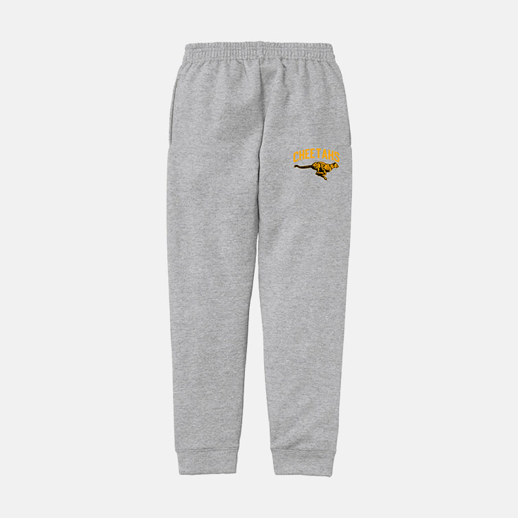 Cheetahs Soccer Sweatpant | View: Front | Color: Heather Gray