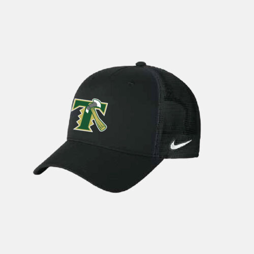 Timberline Blazers Football "Axe" Nike Snapback Hat | View: Front | Color: Black