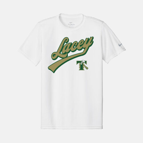 Timberline Blazers Football "Lacey" Nike Legend Shirt | View: Front | Color: White