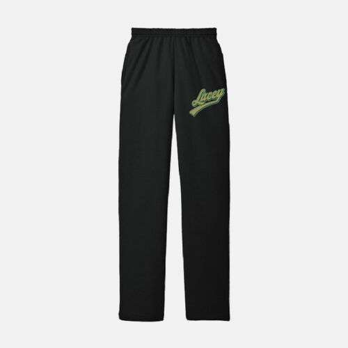Timberline Blazers Football "Lacey" Pocket Sweatpants | View: Front | Color: Black