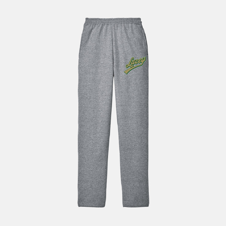 Timberline Blazers Football "Lacey" Pocket Sweatpants | View: Front | Color: Heather Grey