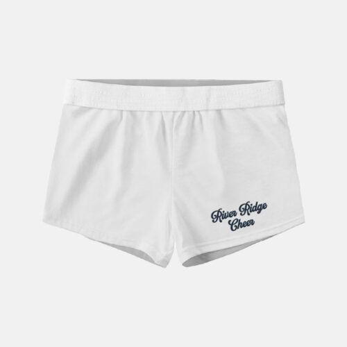 River Ridger High School Cheer Soffe Short | View: Front | Color: White