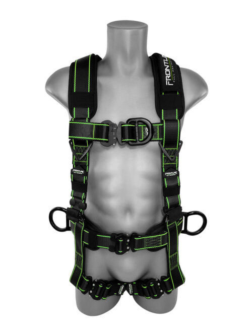 Frontline 200RE Elite(TM) Lite Climbing/Rescue Full Body Harness - Aluminum Quick Connect Buckles