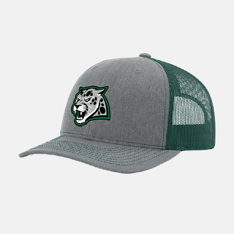 Emerald Ridge High School Cheer Richardson Snap Back Hat | View: Side | Color: Heather Grey