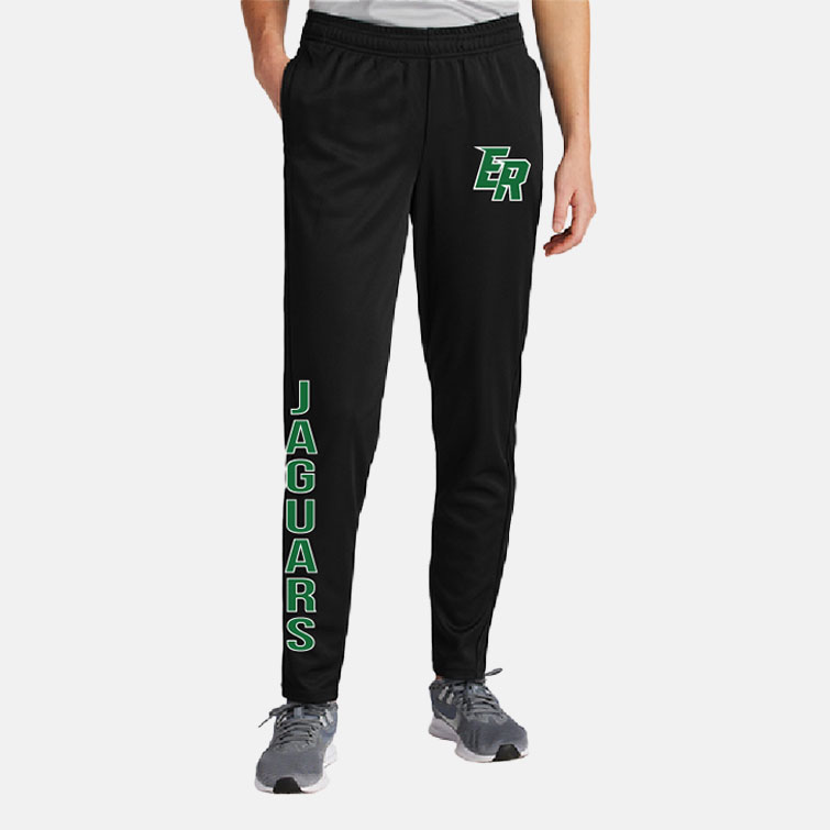 Emerald Ridge High School Cheer Women's Travel Pant | View: Front | Color: Black