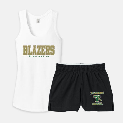 TCYFL Blazers Cheer Practice Pack - Tank Top and Shorts