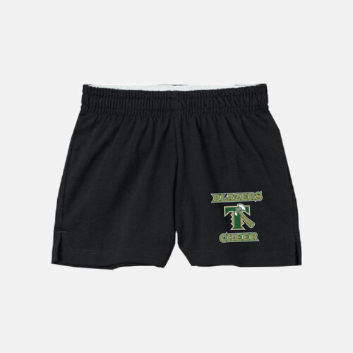 TCYFL Blazers Cheer Shorts | View: Front | Color: Black