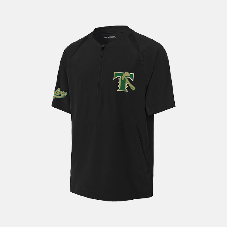 TCYFL Blazers Coach 1/2 Zip Repeat Jacket | View: Front | Color: Black