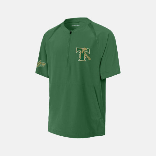 TCYFL Blazers Coach 1/2 Zip Repeat Jacket | View: Front | Color: Forest Green