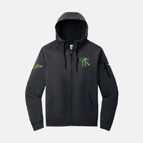 TCYFL Blazers Coach Nike Full Zip Hoodie | View: Front | Color: Black
