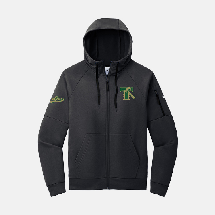 TCYFL Blazers Coach Nike Full Zip Hoodie | View: Front | Color: Black