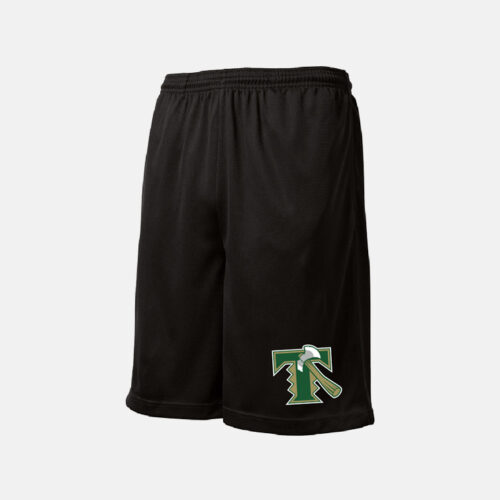 TCYFL Blazers Coach Shorts | View: Front | Color: Black