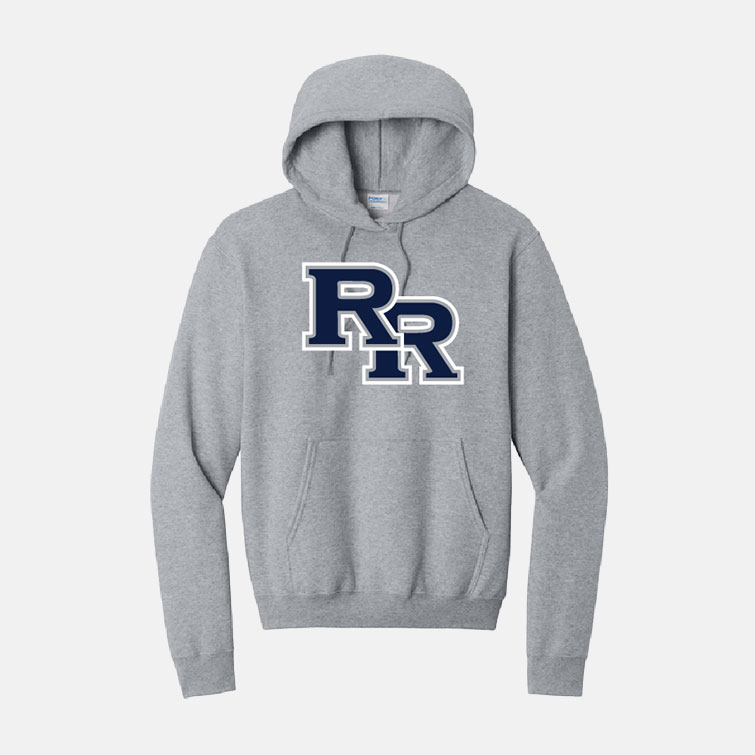 TCYFL Hawks RR Hoodie | View: Front | Color: Heather Grey