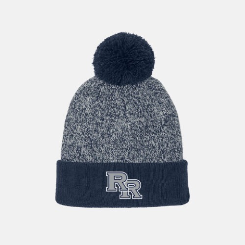 TCYFL Hawks RR Pom Beanie | View: Front | Color: Navy