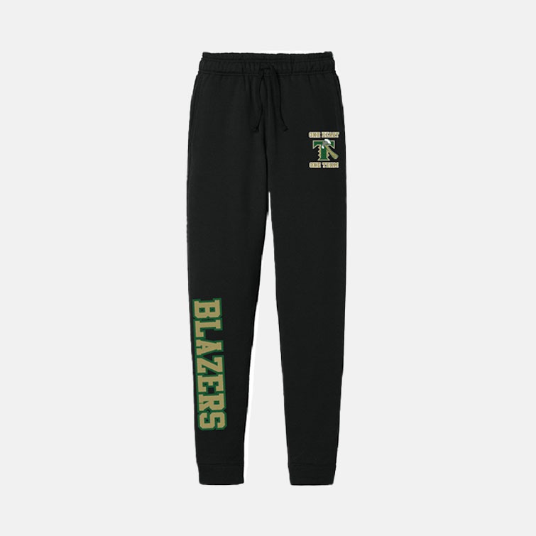 TCYFL Blazers Cheer Jogger Sweatpants | View: Front | Color: Black