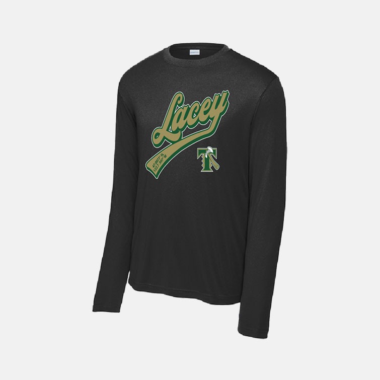 TCYFL Blazers Football Lacey Dri-Fit Long Sleeve Shirt | View: Front | Color: Black